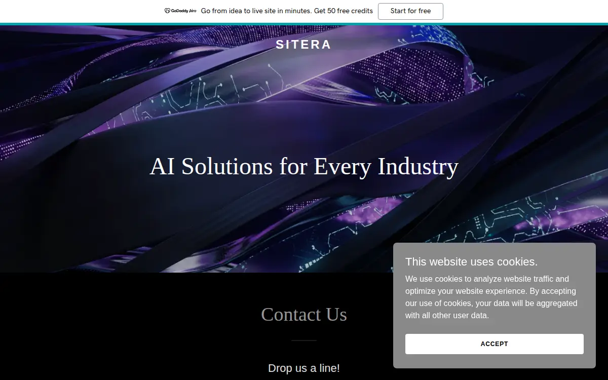 Homepage of Sitera INC