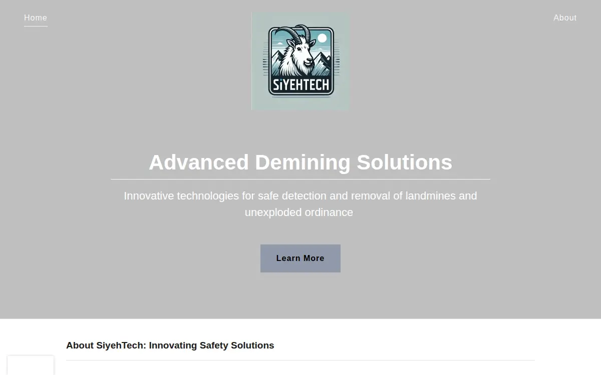 Homepage of Siyehtech LLC