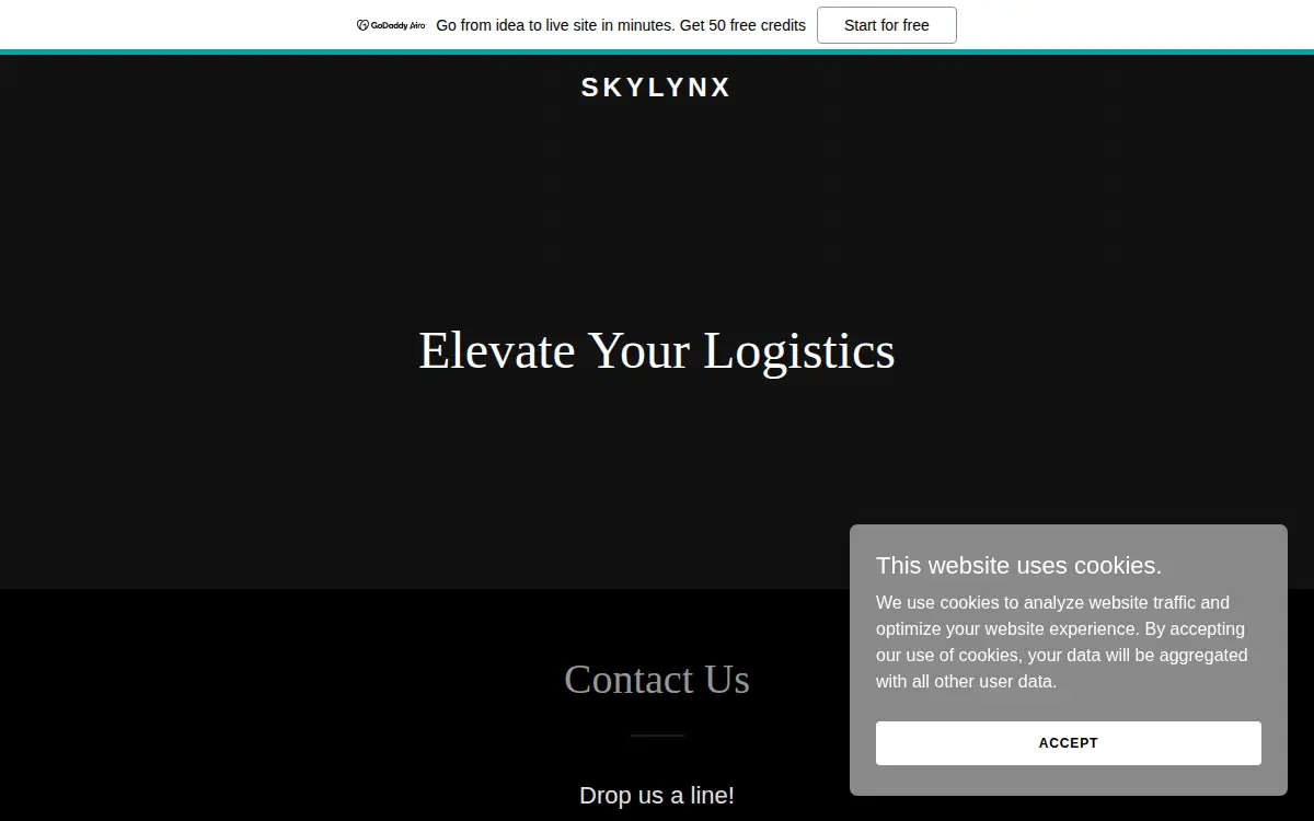 Homepage of Skylynx LLC