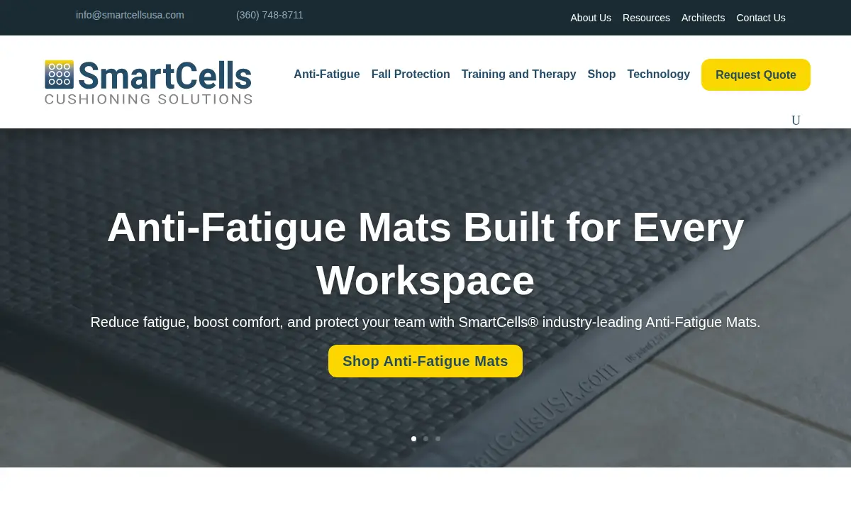 Homepage of Seamless Attenuating Technologies, INC