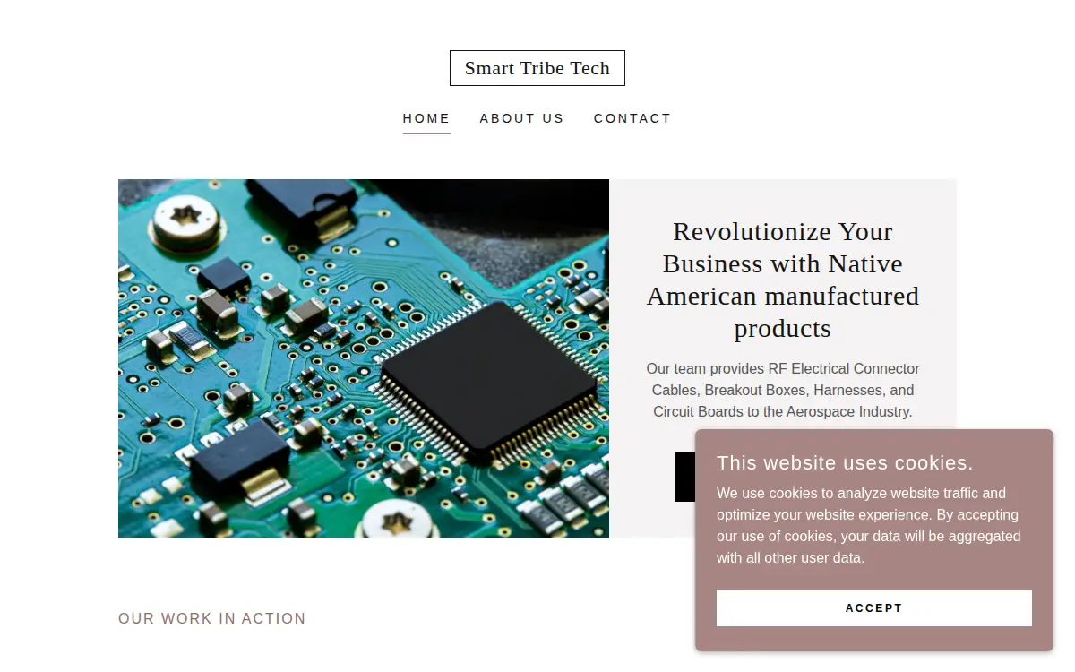 Homepage of Smart Tribe 275, LLC