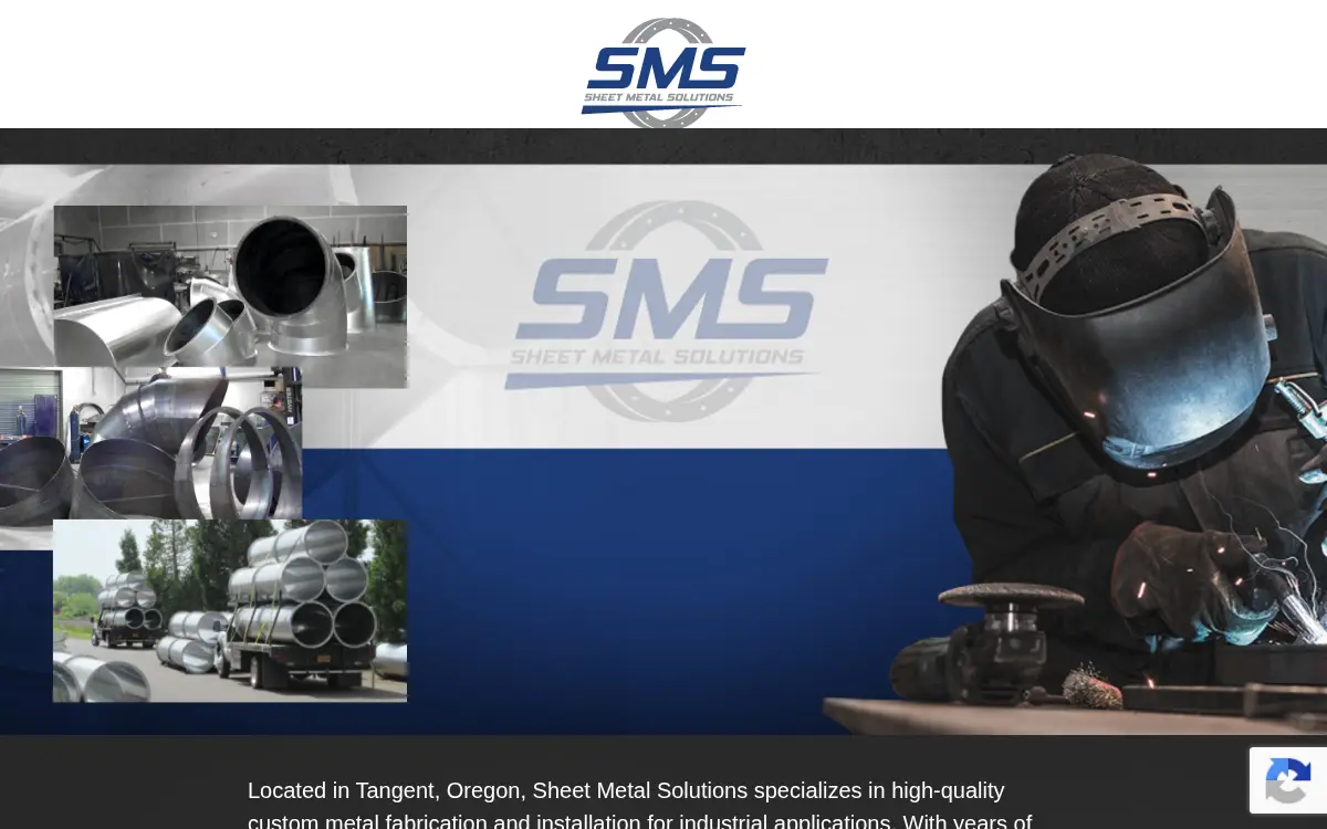Homepage of Sheet Metal Solutions INC