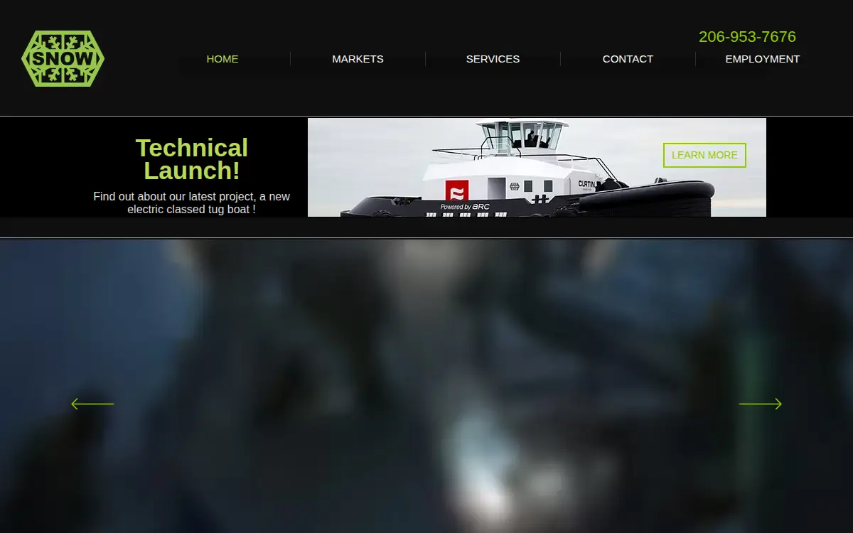 Homepage of Snow & Company, INC.