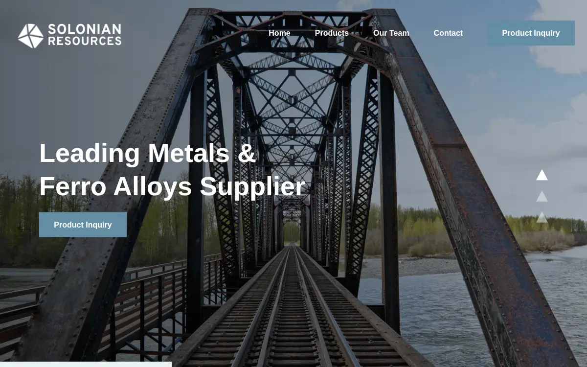 Homepage of Solonian Resources, LLC