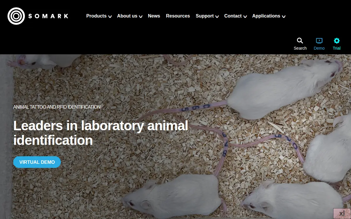 Homepage of Somark Innovations INC