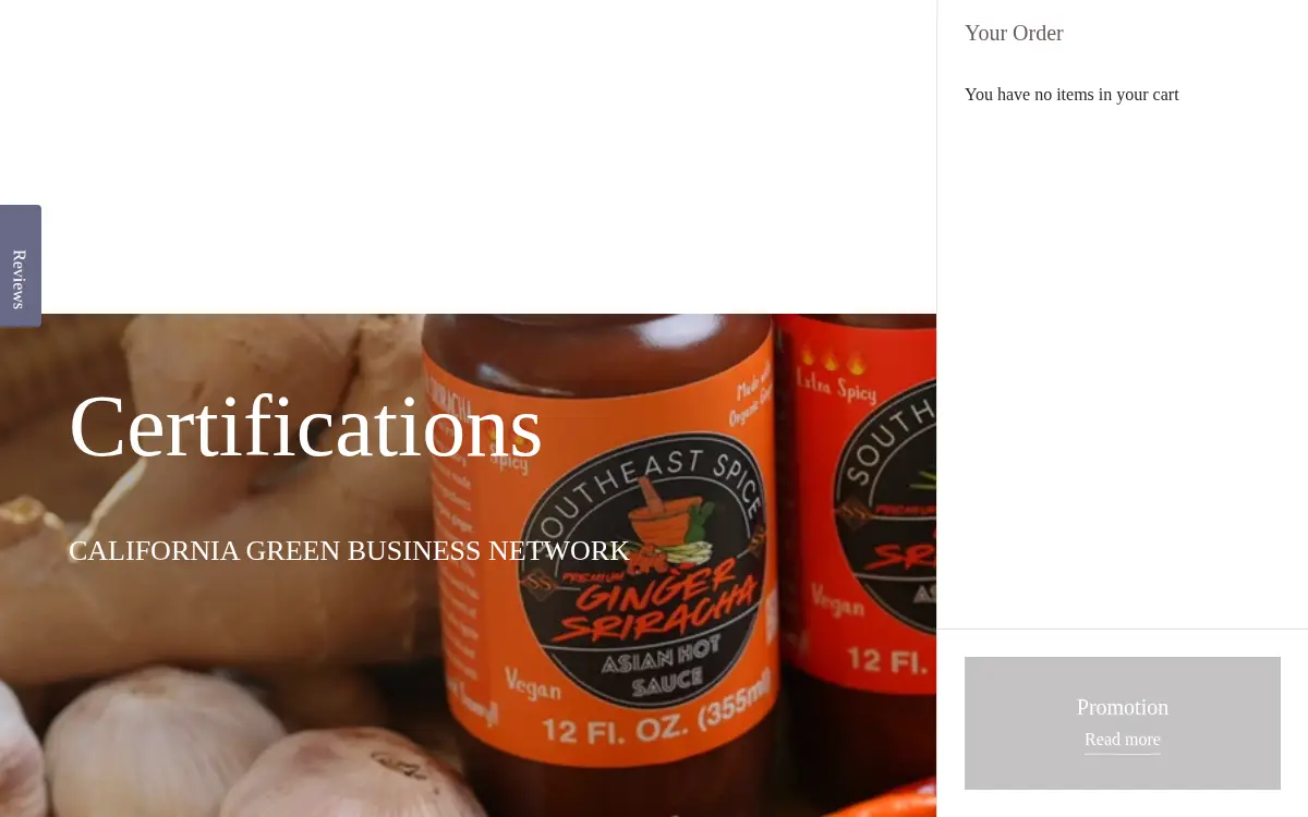 Homepage of Southeast Spice LLC