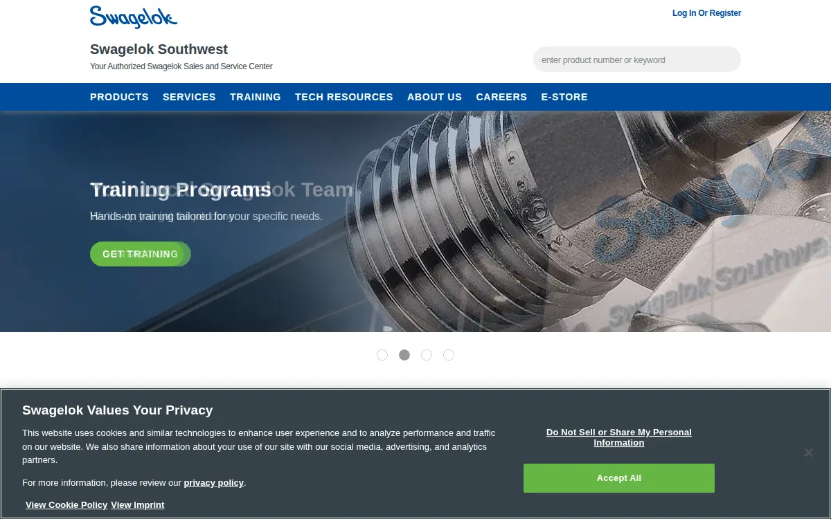 Homepage of Arizona/albuquerque Valve & Fitting Corporation