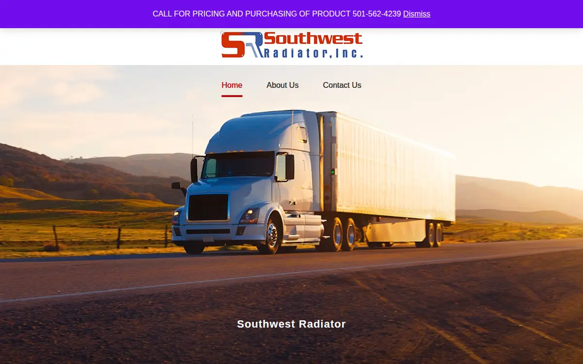 Homepage of Southwest Radiator Shop, INC
