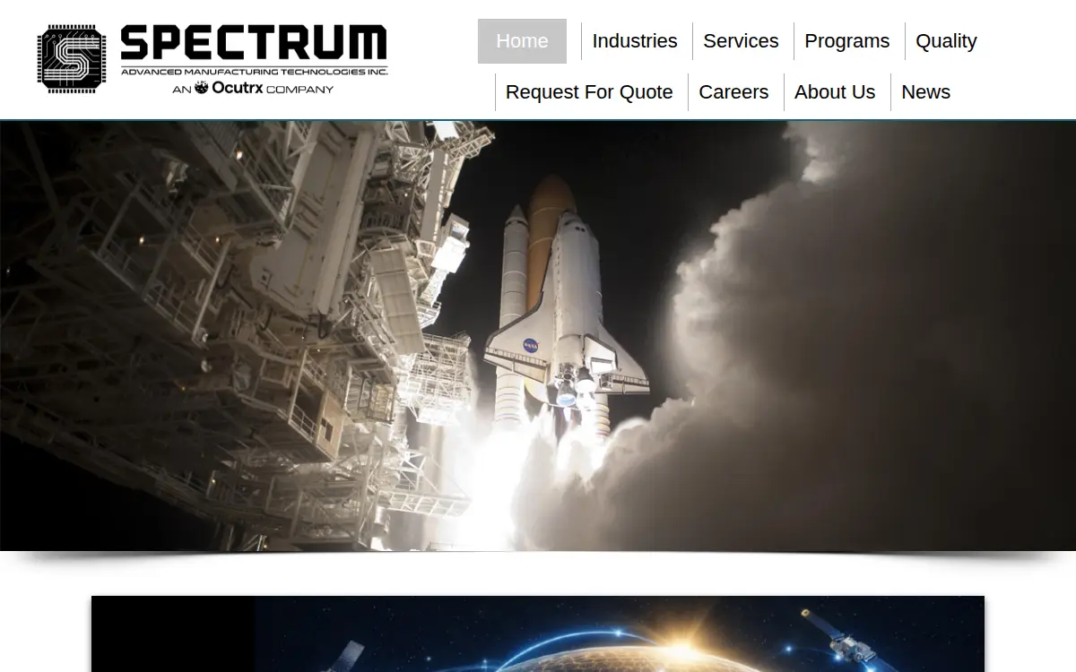 Homepage of Spectrum Laser & Technologies INC