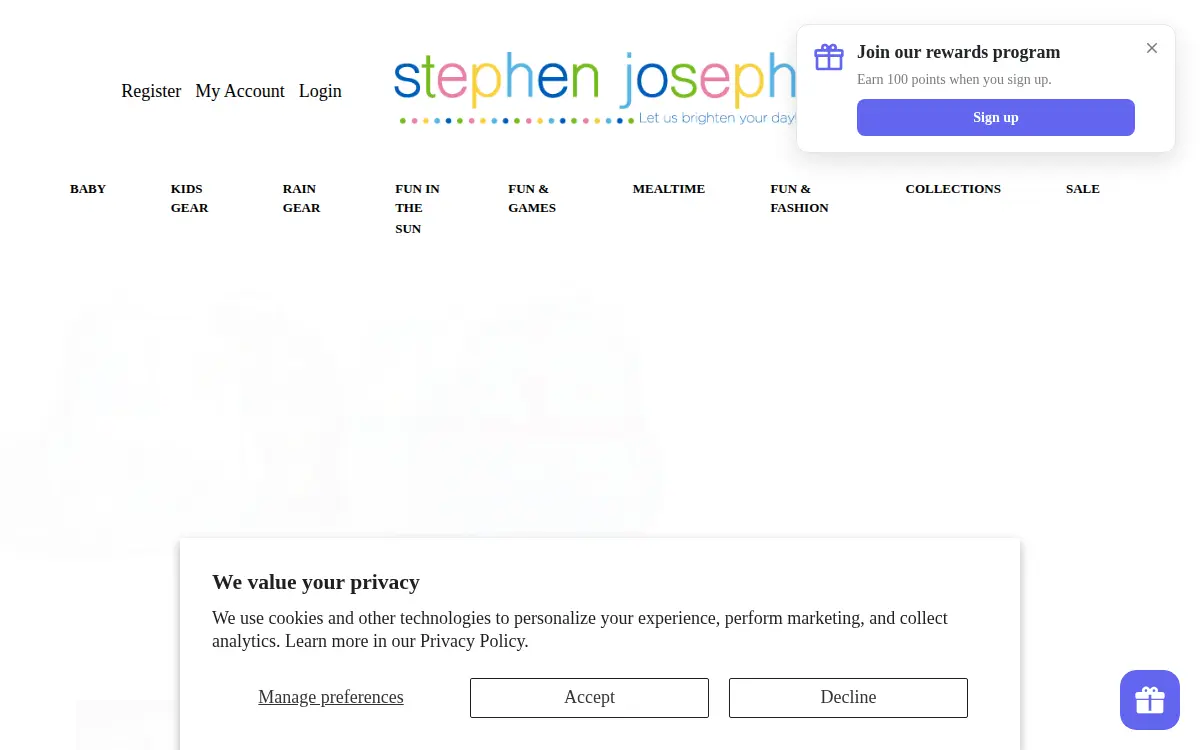 Homepage of Stephen Joseph, INC.