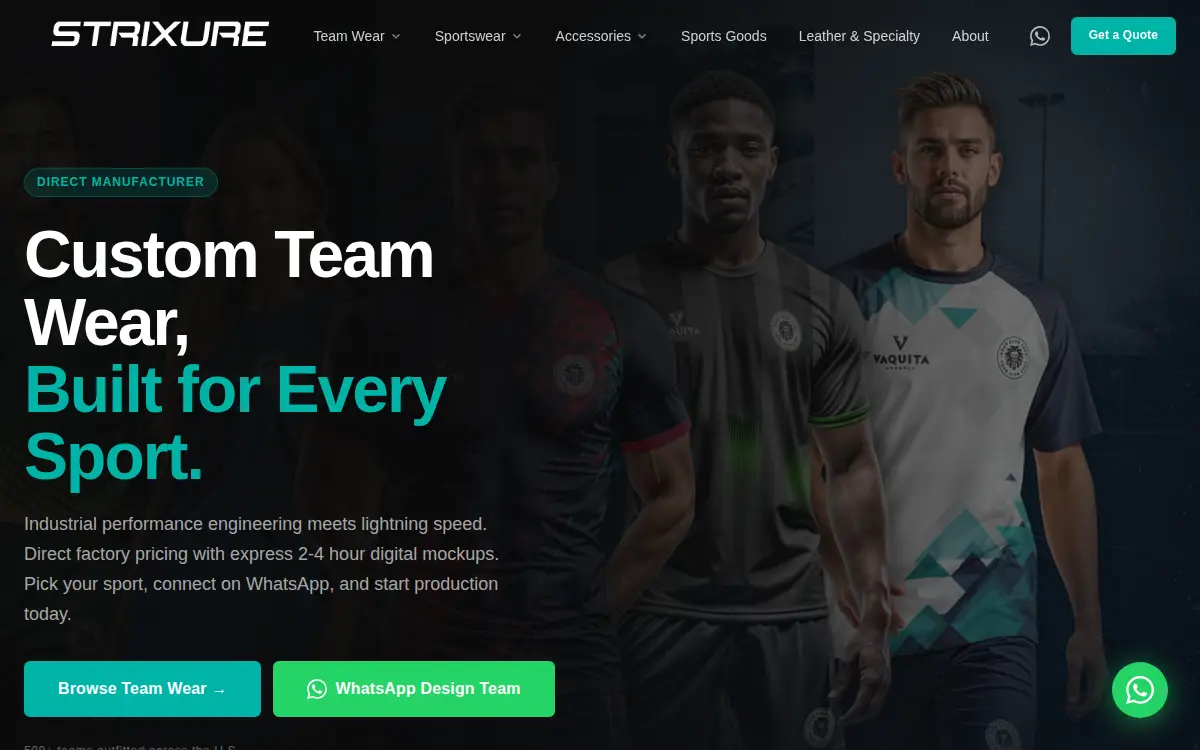 Homepage of Strixure Group LLC