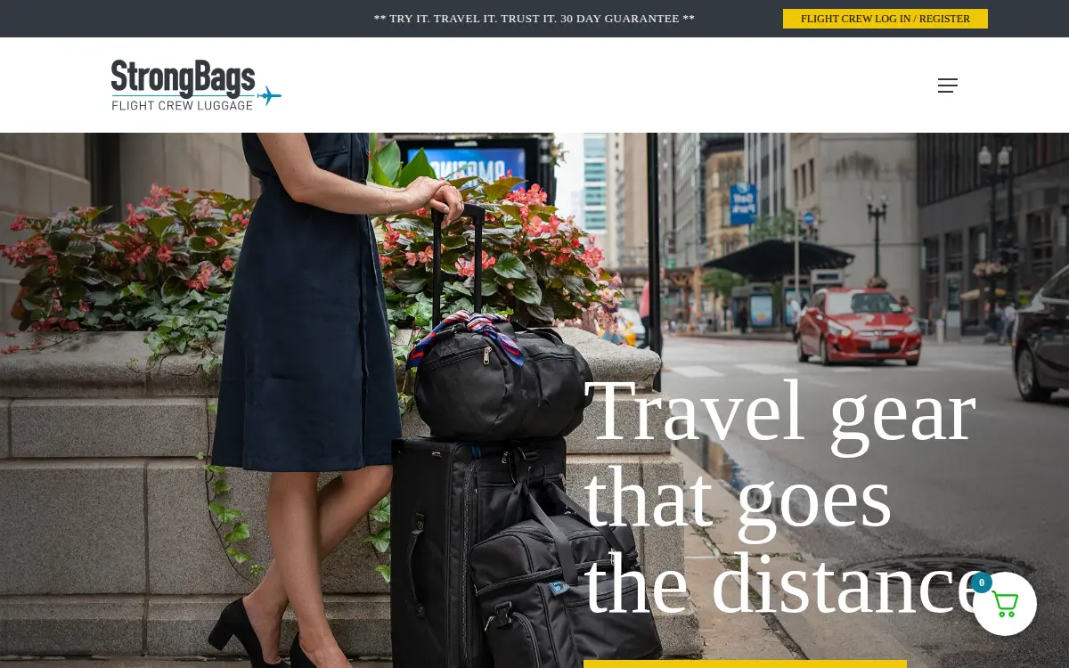 Homepage of Strongbags INC