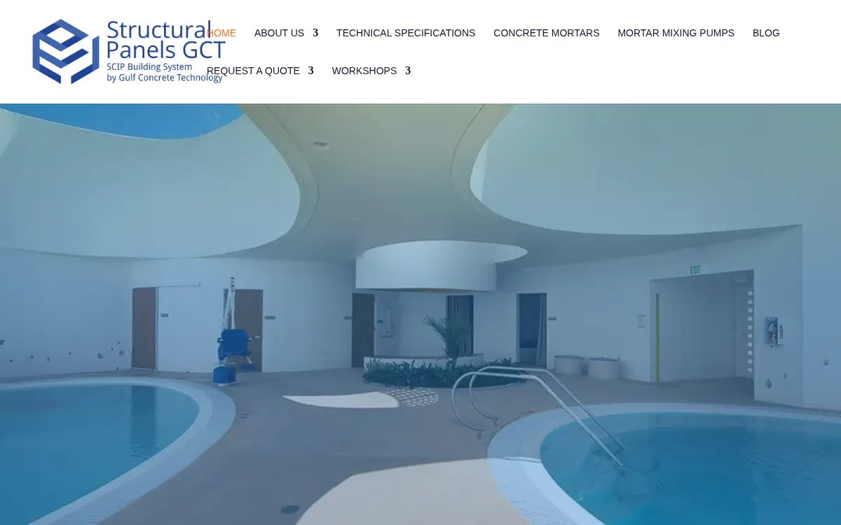 Homepage of Gulf Concrete Technology LLC