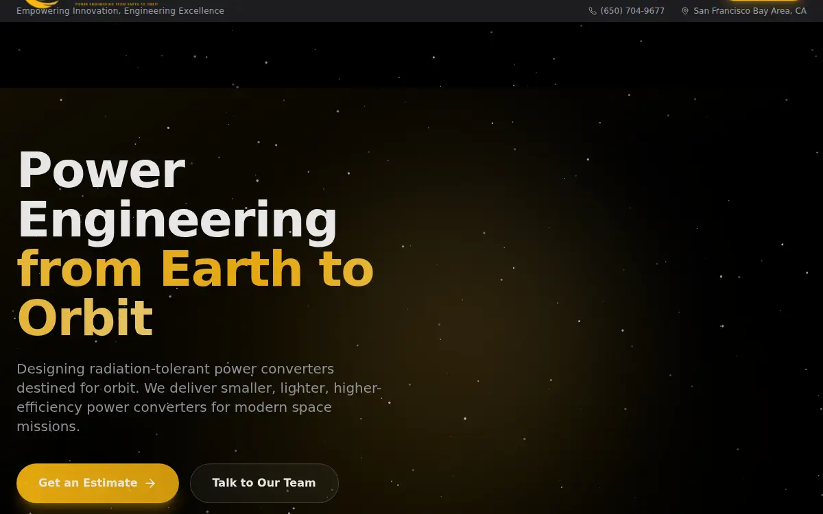 Homepage of Sunburn LLC