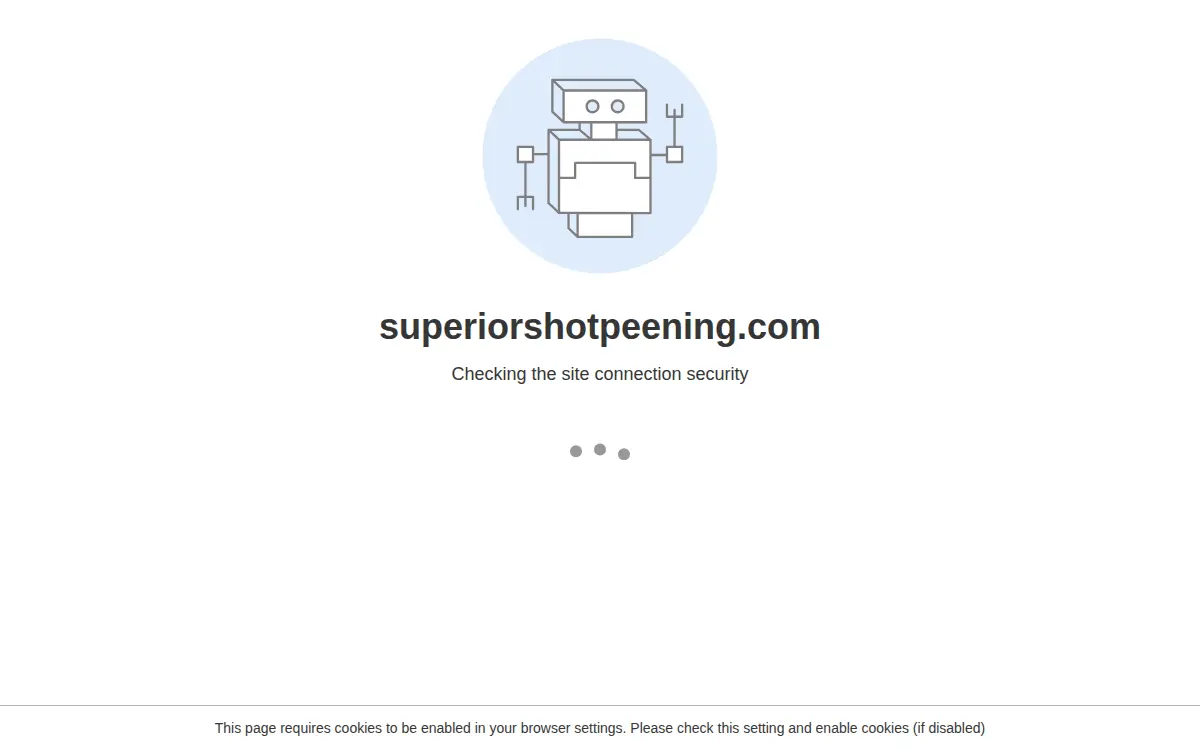 Homepage of Superior Shot Peening INC