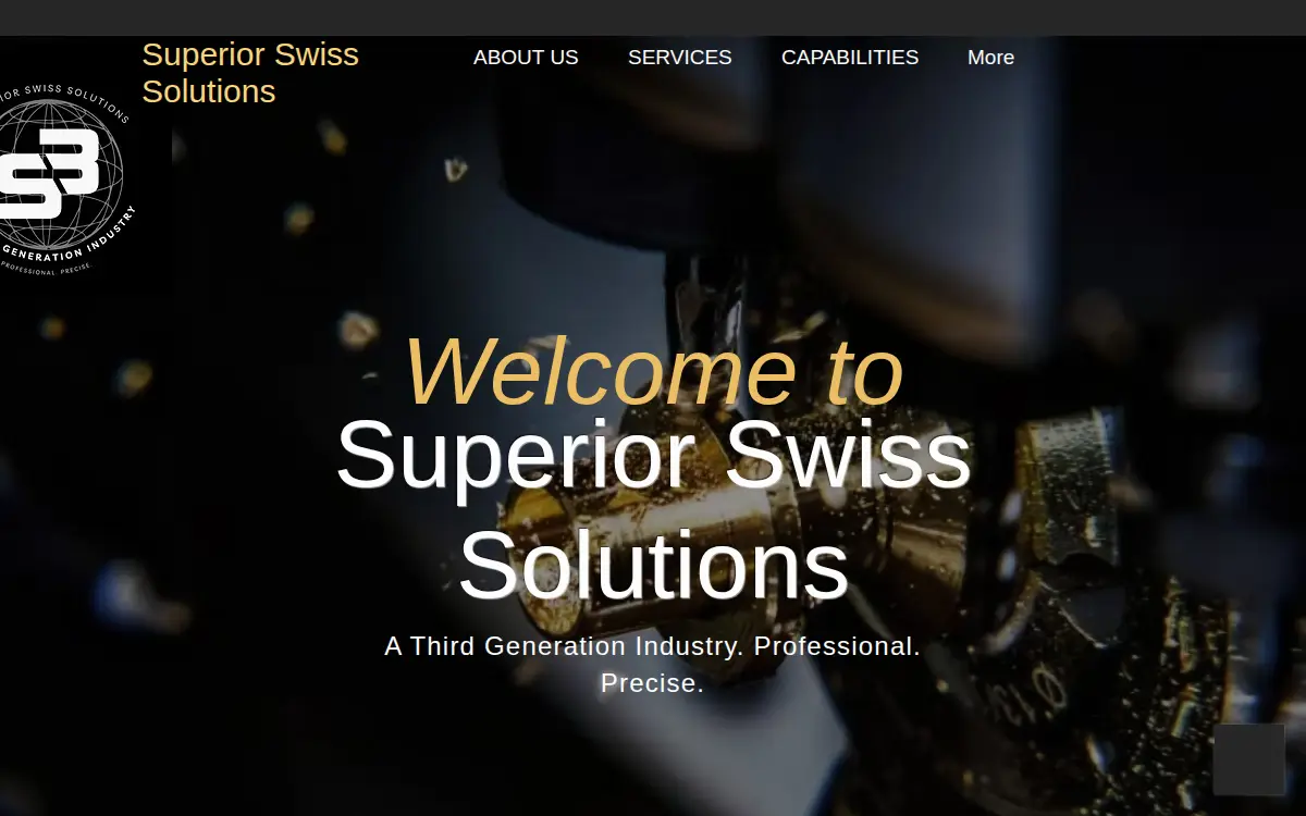 Homepage of Superior Swiss Solutions LLC