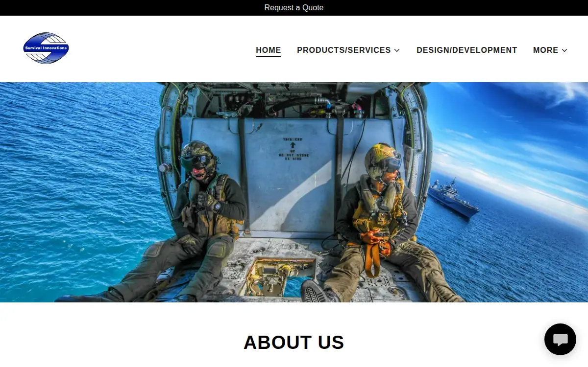 Homepage of Survival Innovations, LLC