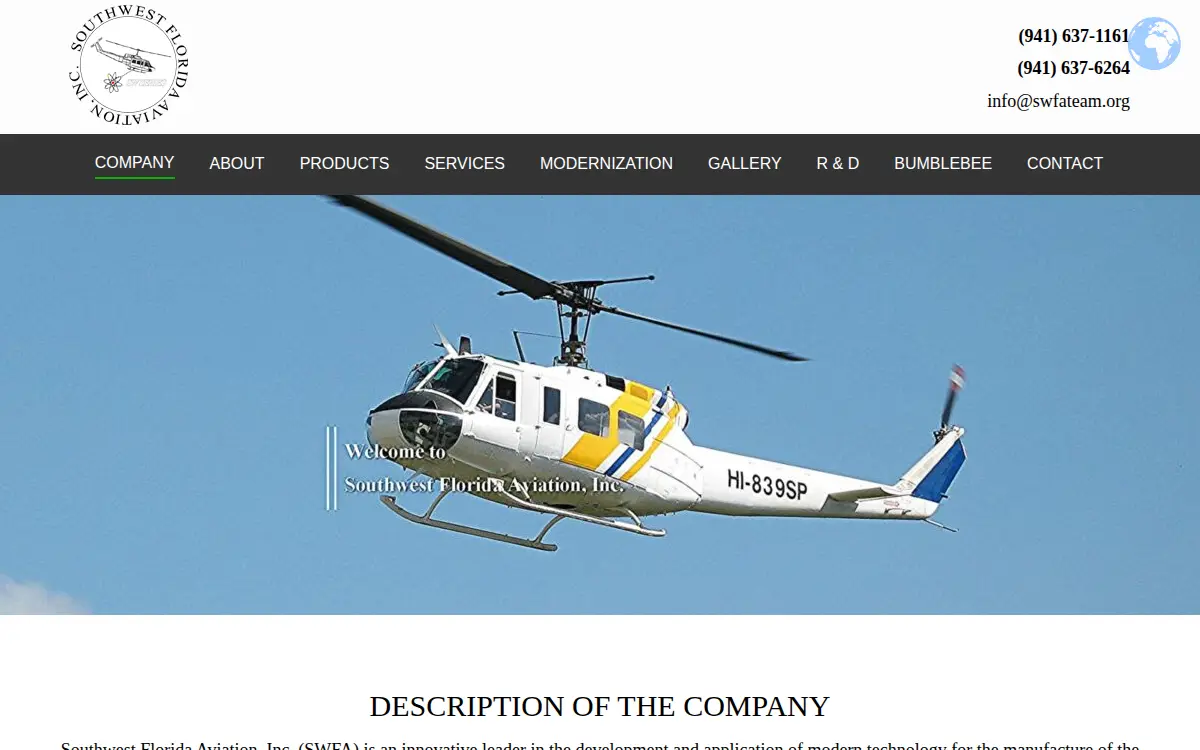 Homepage of Southwest Florida Aviation INC