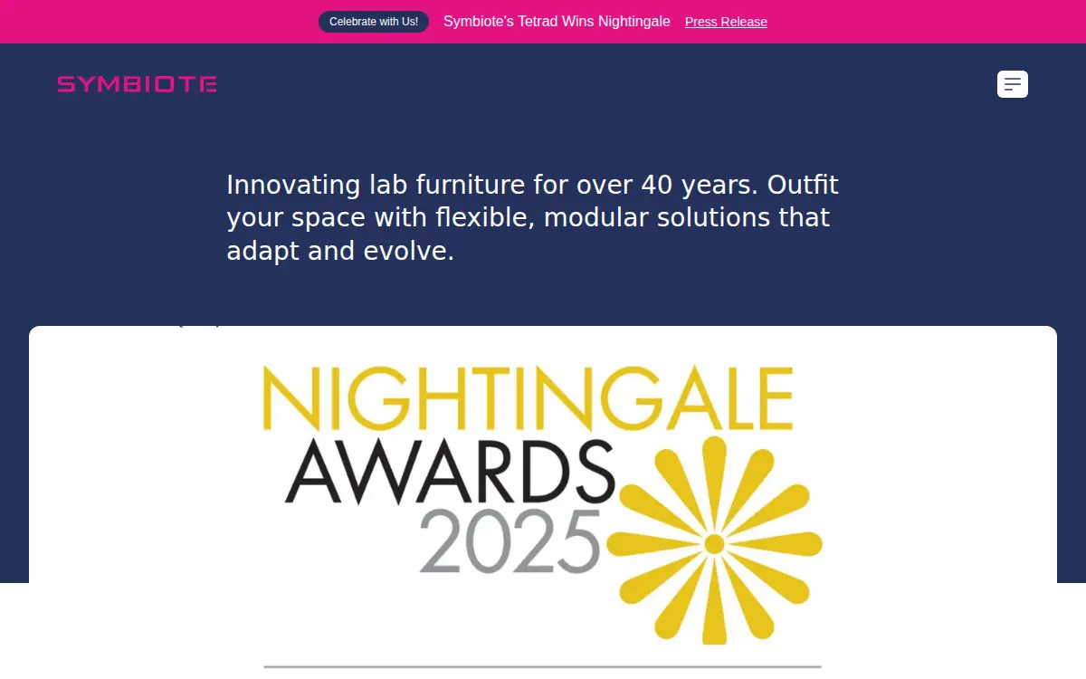 Homepage of Symbiote, INC.