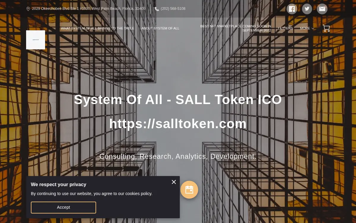 Homepage of System of All LLC