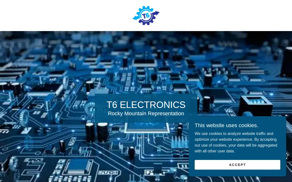 Homepage of T6 LLC