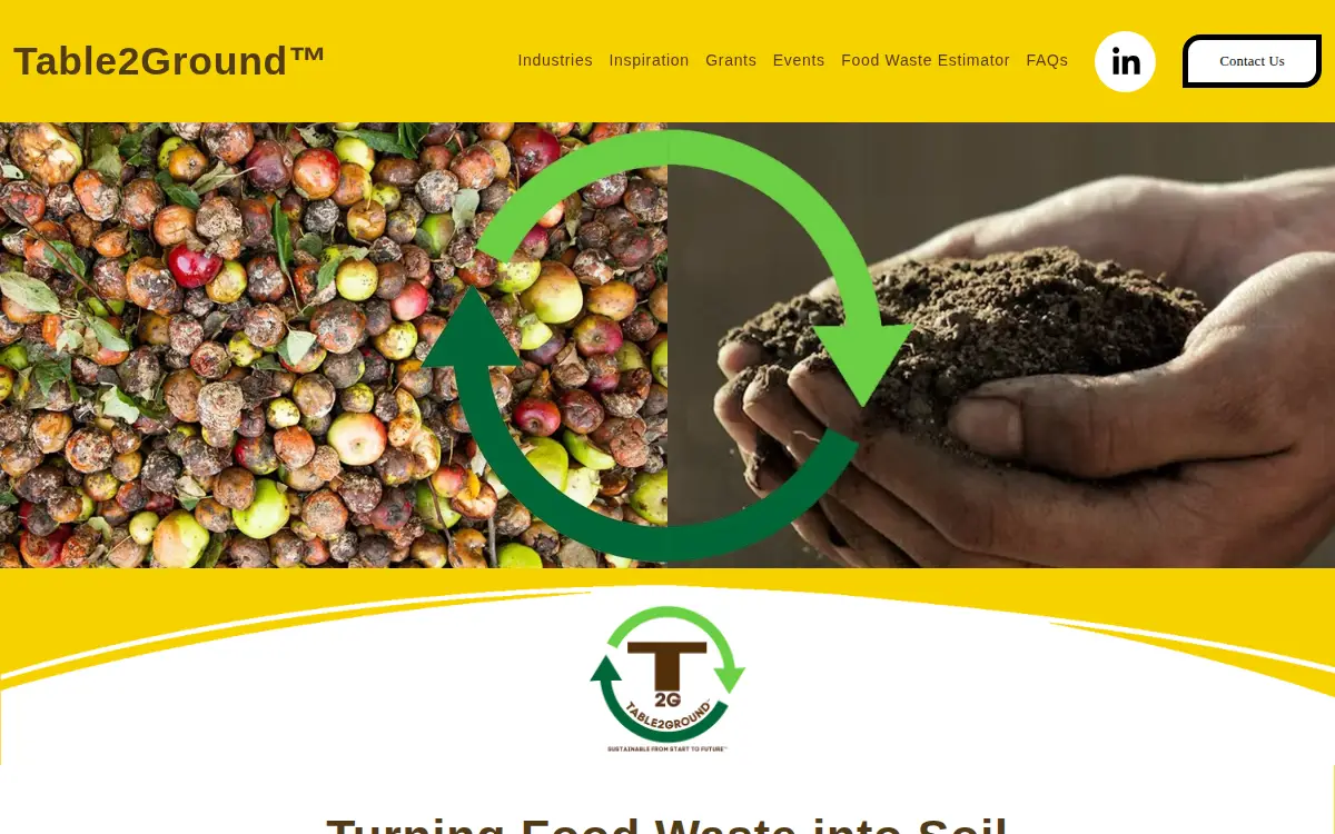 Homepage of Table 2 Ground LLC