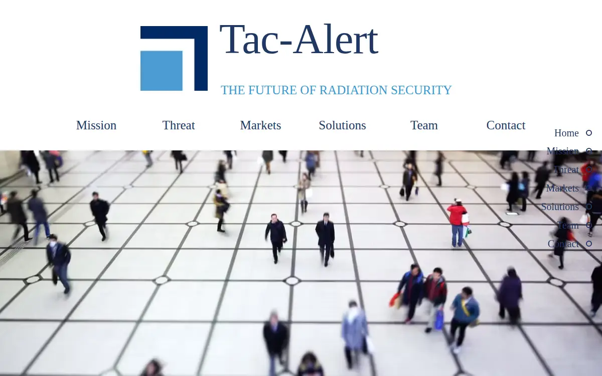 Homepage of Tac-alert LLC