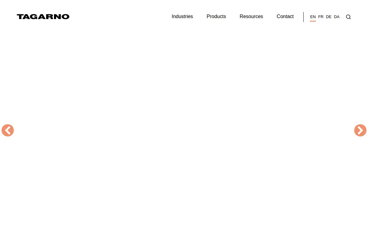 Homepage of Tagarno USA INC