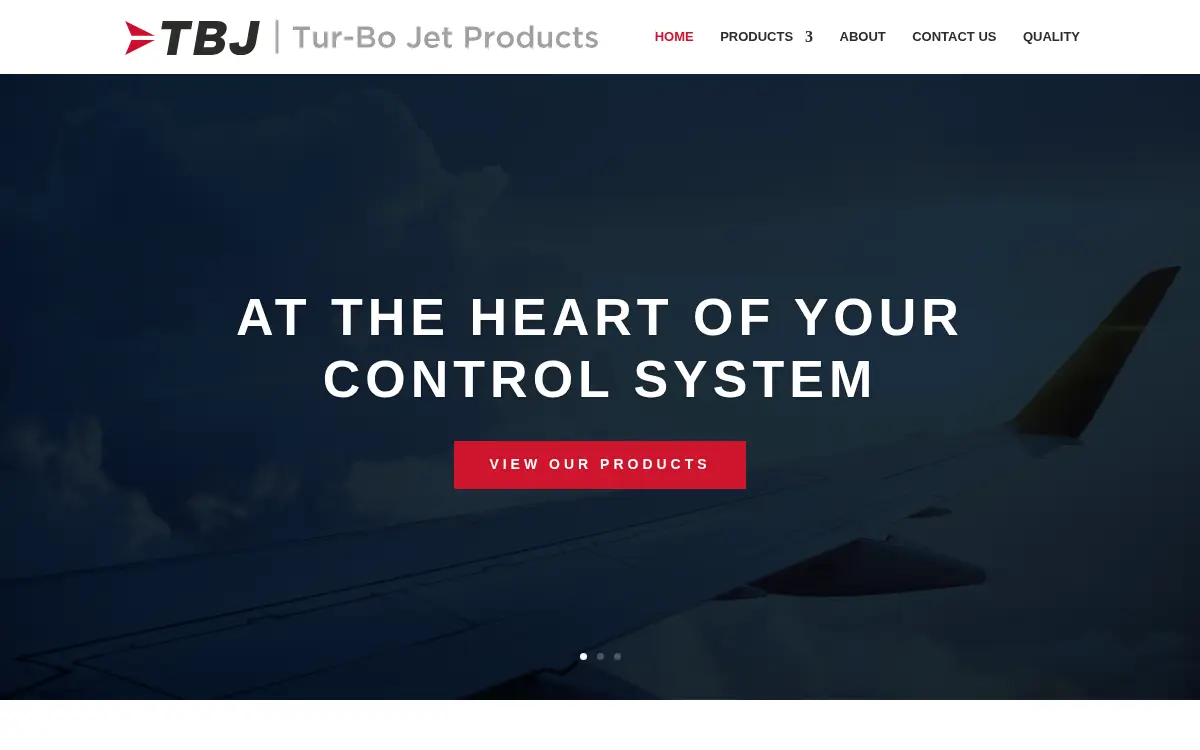 Homepage of Tur-bo Jet Products Company, INC.