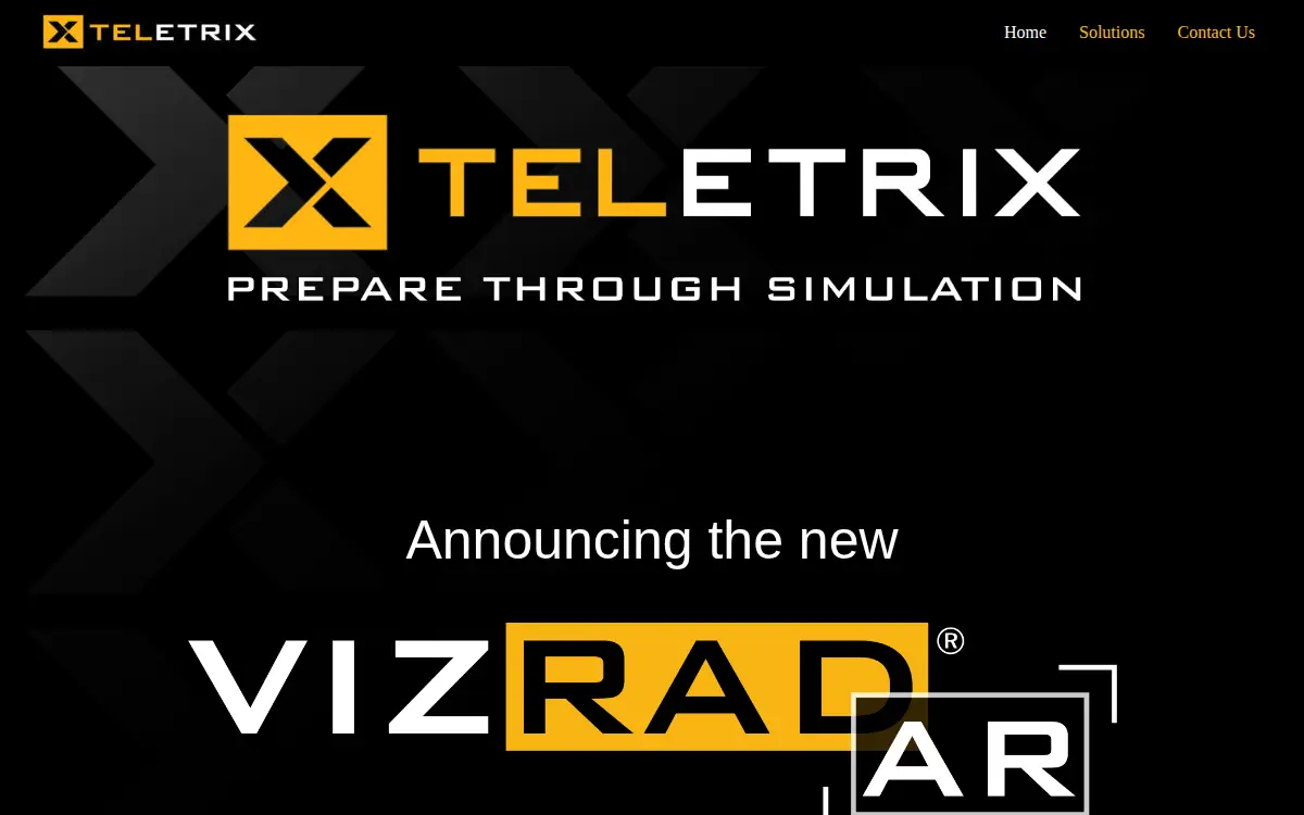 Homepage of Teletrix Corporation