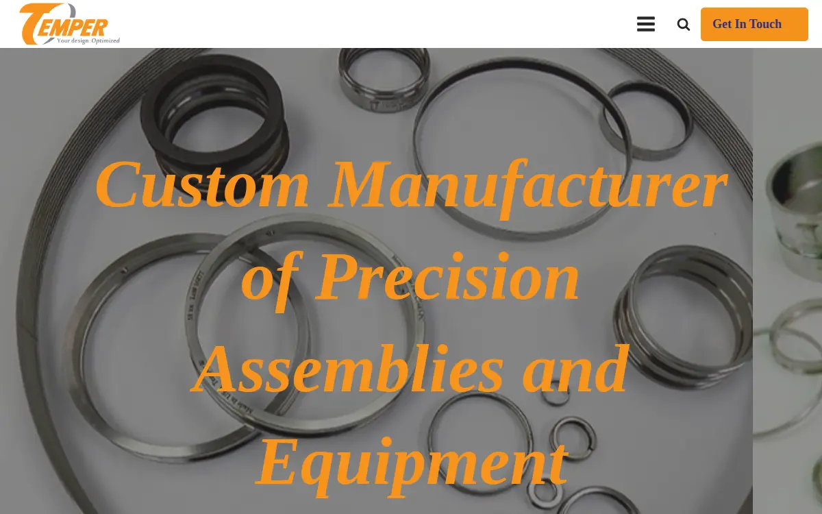 Homepage of Temper CORP