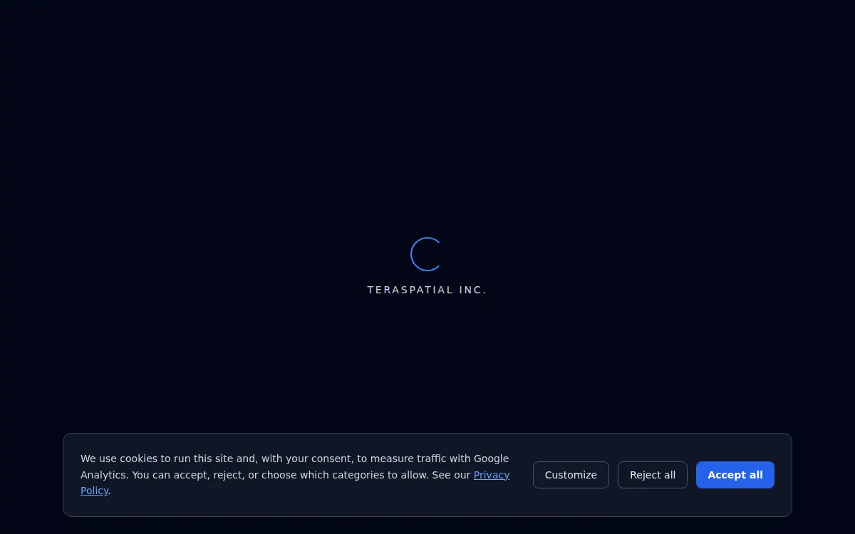 Homepage of Teraspatial INC