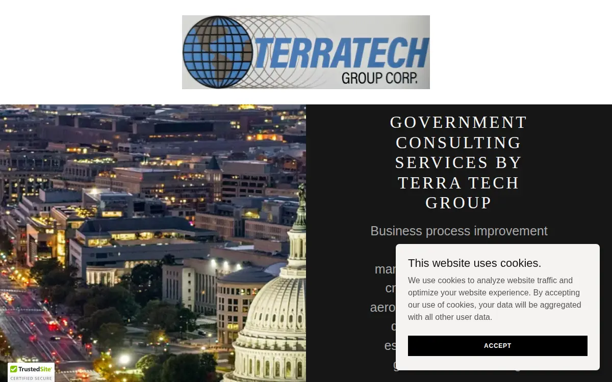 Homepage of Terratech Aerospace Consulting, INC