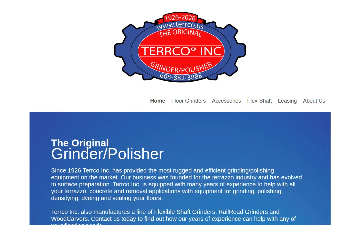 Homepage of Terrco INC