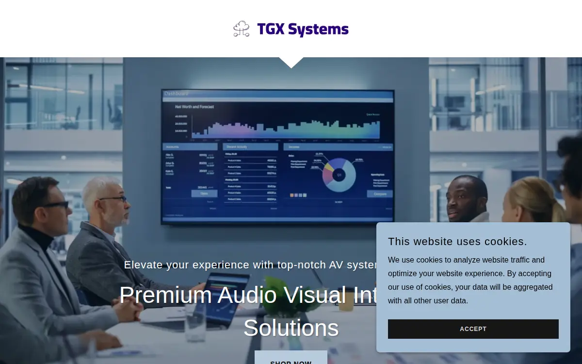 Homepage of Tgx Systems INC