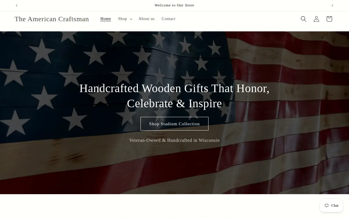 Homepage of The American Craftsman LLC