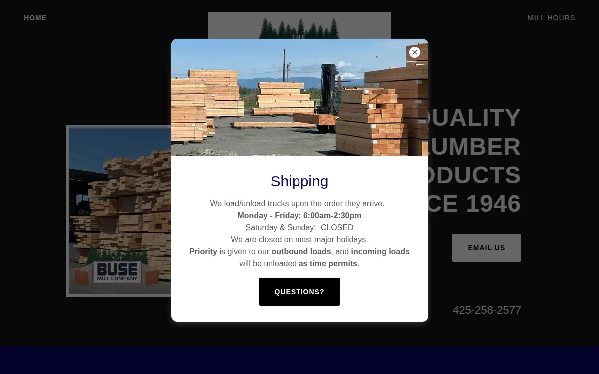 Homepage of Pia Holdings, LLC