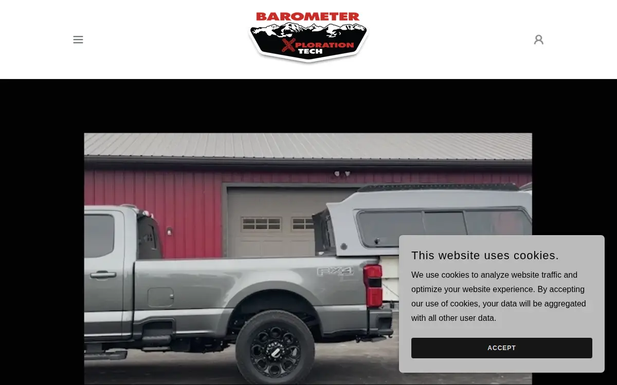 Homepage of Barometer Xploration Tech, LLC