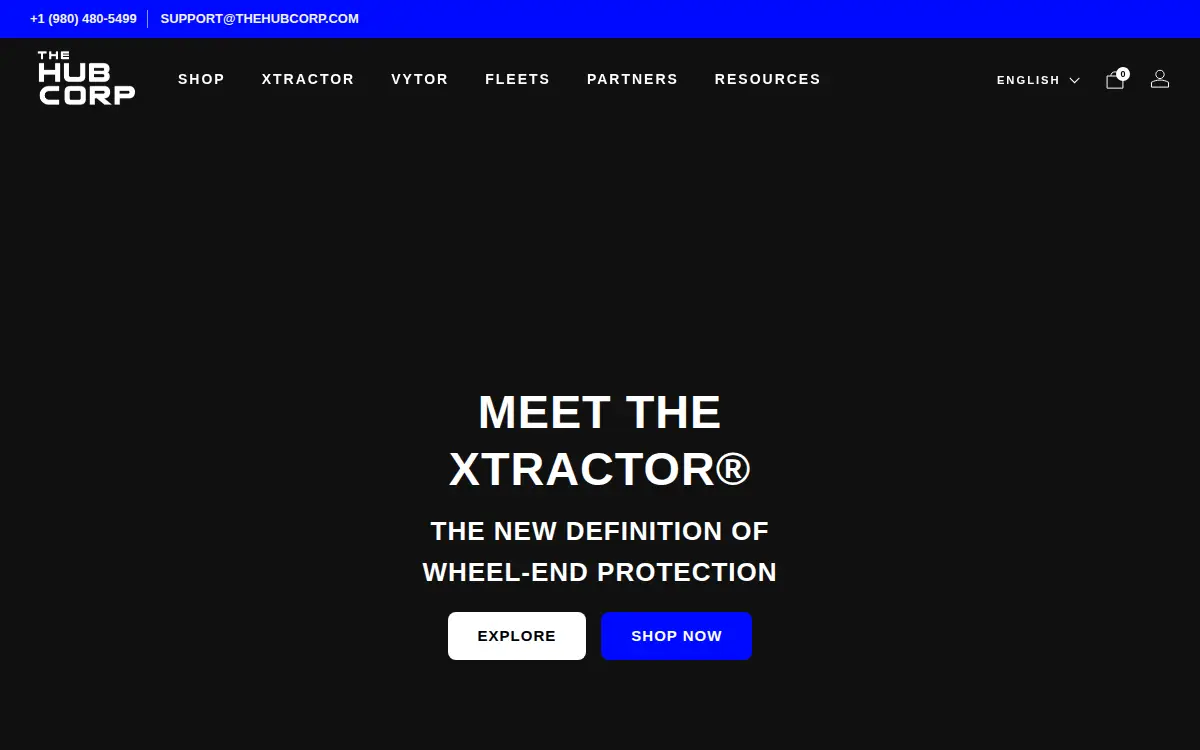 Homepage of The Hub Corporation