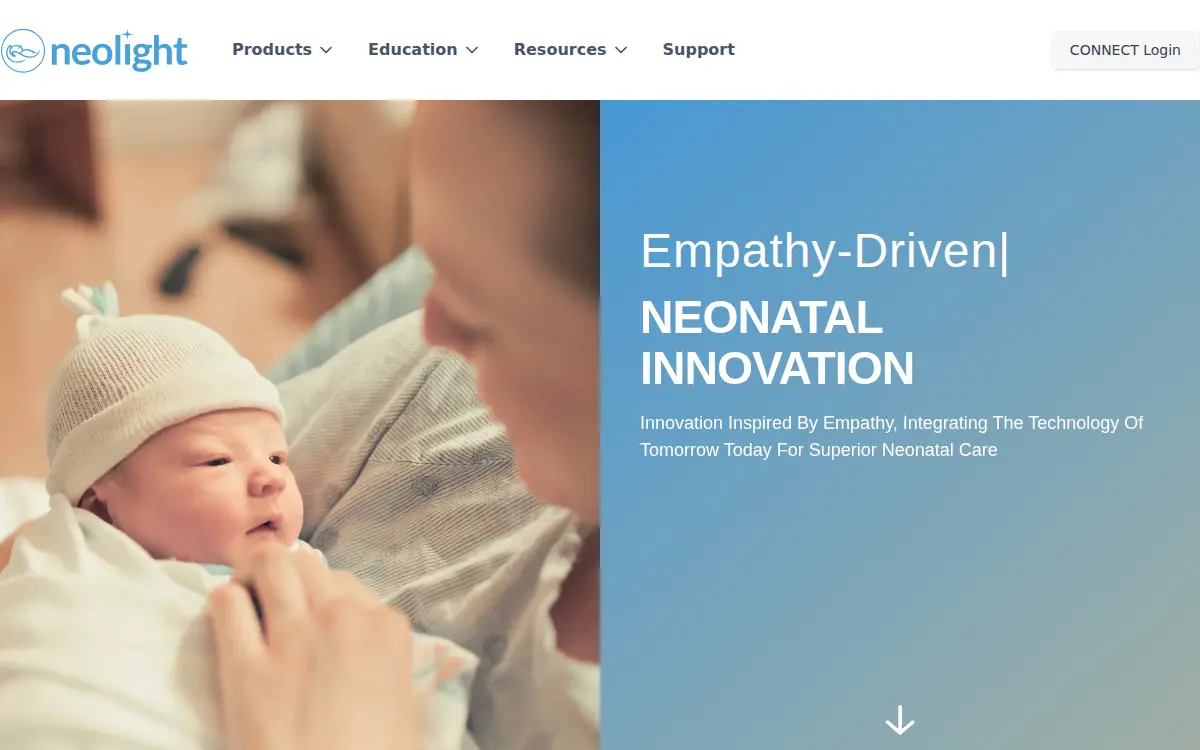 Homepage of Neolight LLC