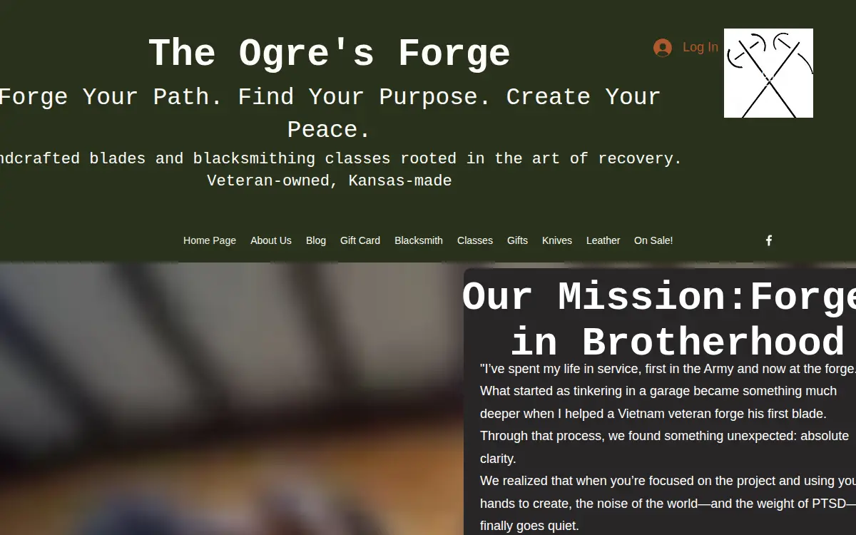 Homepage of The Ogres Forge LLC