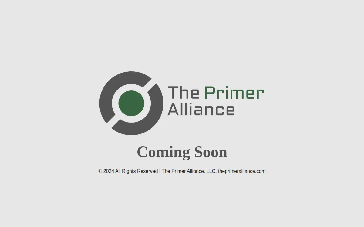 Homepage of The Primer Alliance LLC