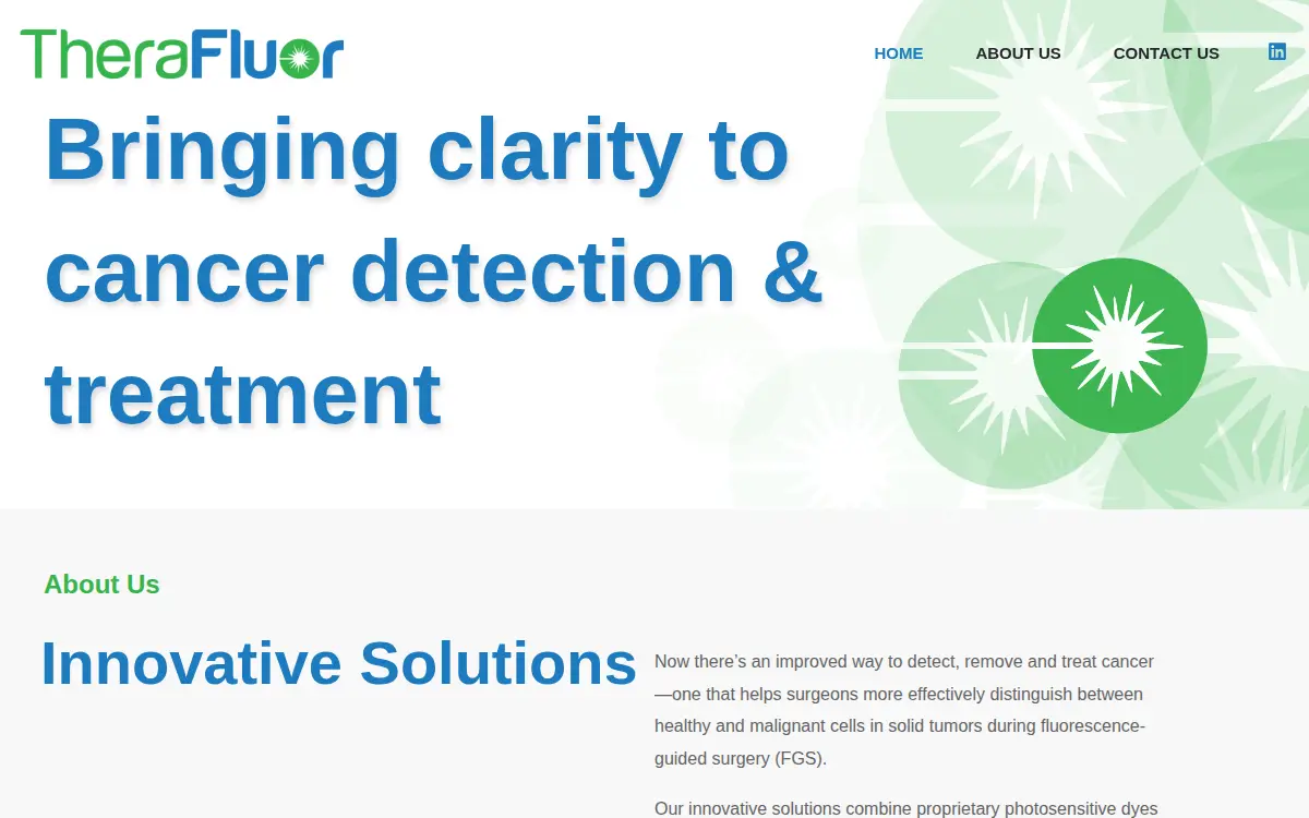 Homepage of Therafluor INC