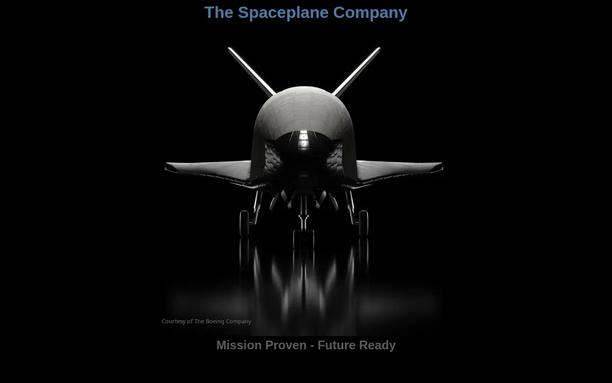 Homepage of The Spaceplane Company INC.