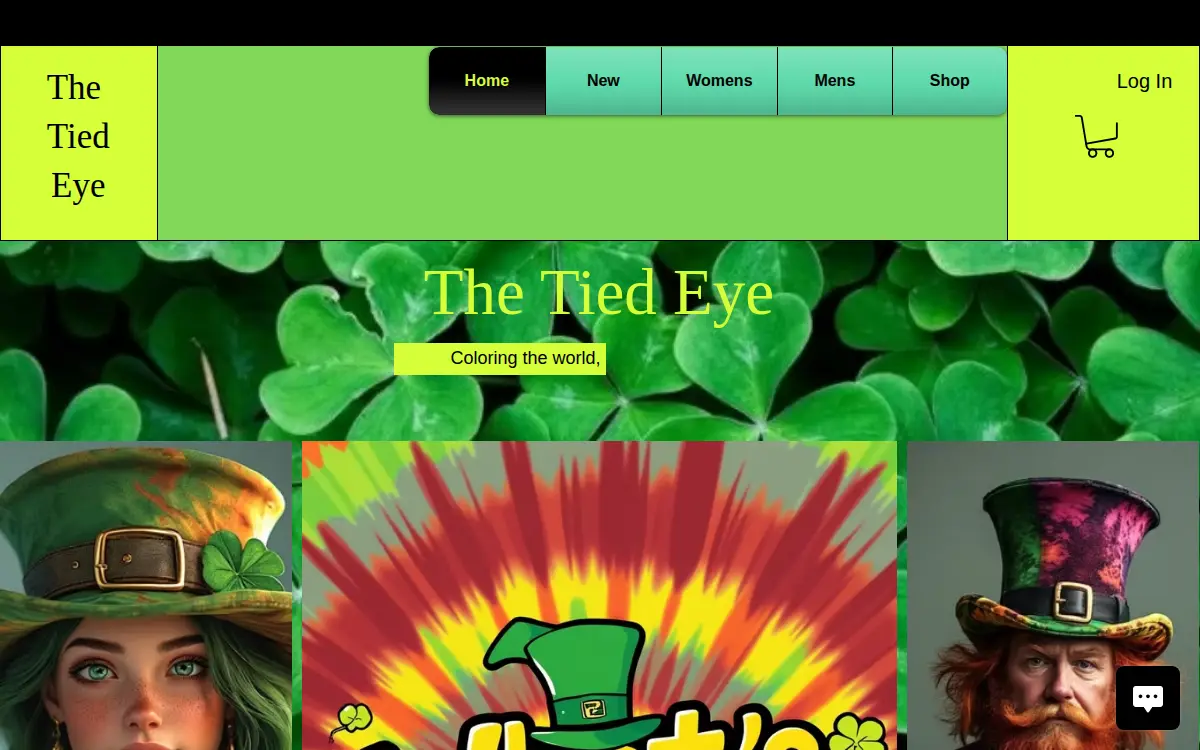 Homepage of The Tied-eye LLC
