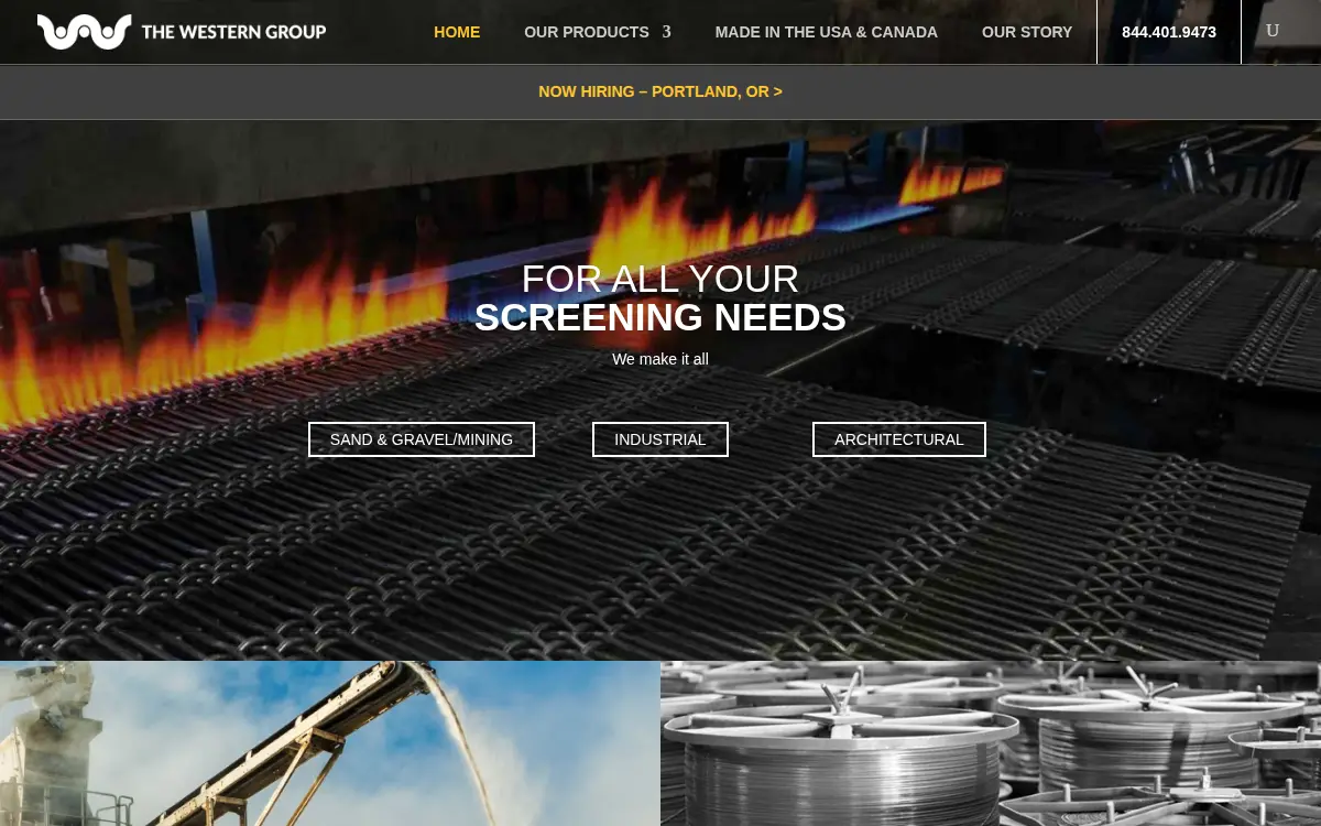 Homepage of Western Wire Works INC