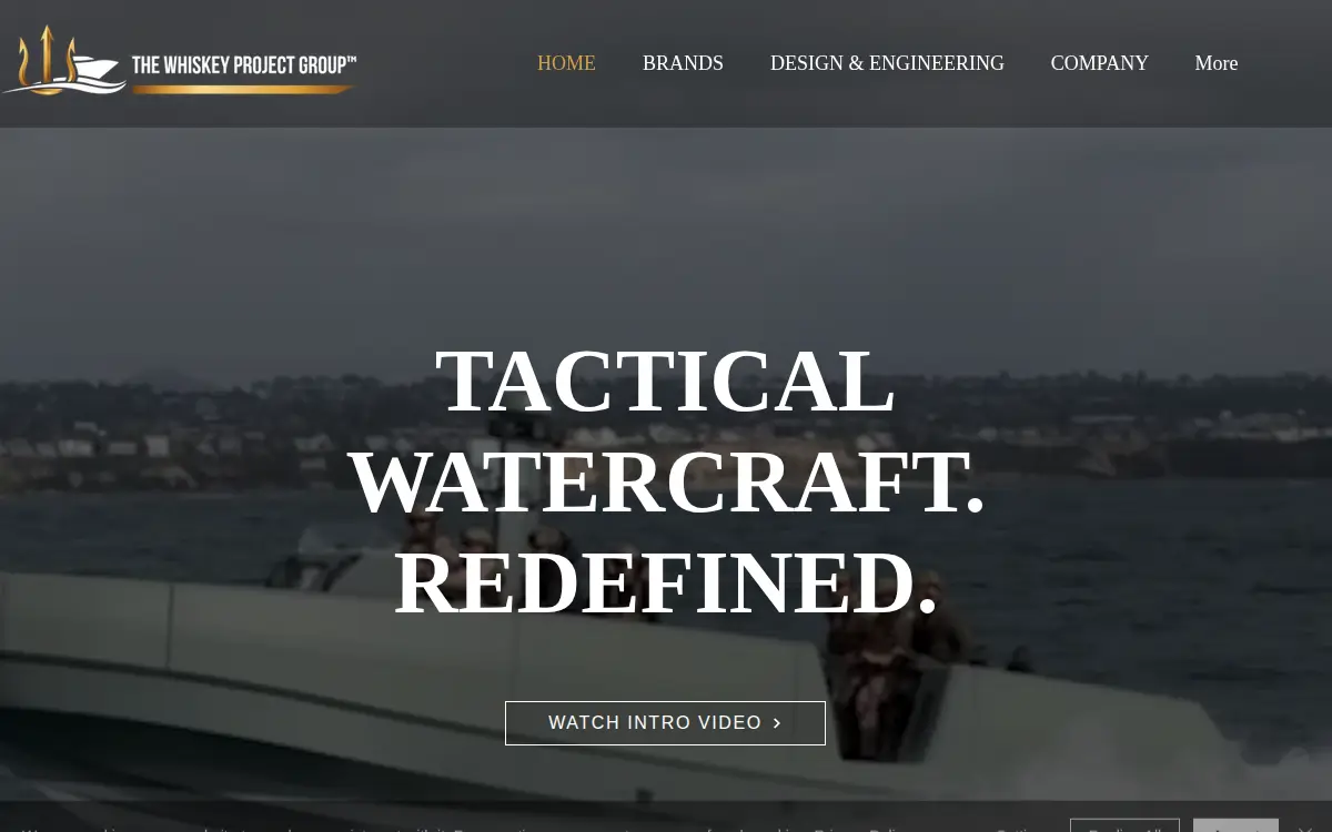 Homepage of The Whiskey Project Group USA LLC