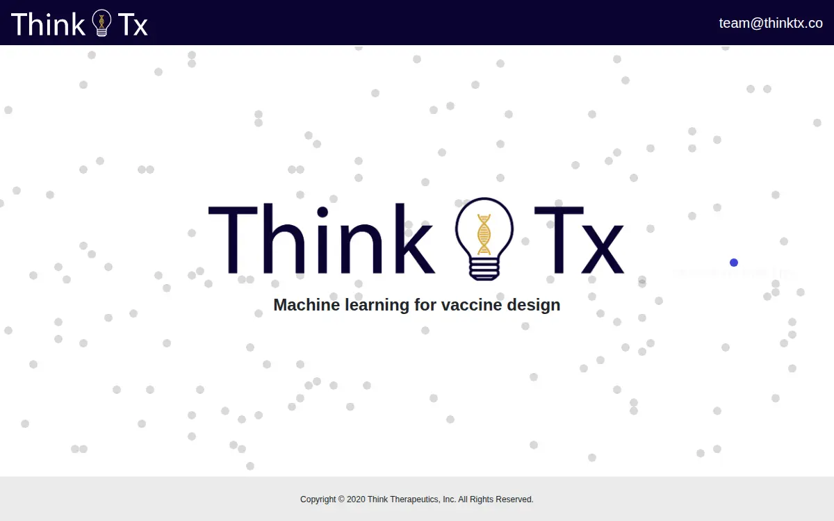 Homepage of Think Therapeutics, INC.
