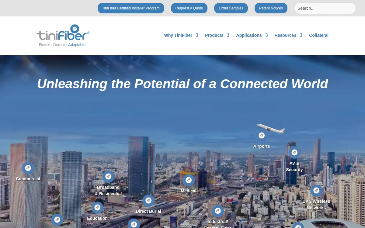 Homepage of Certicable, LLC
