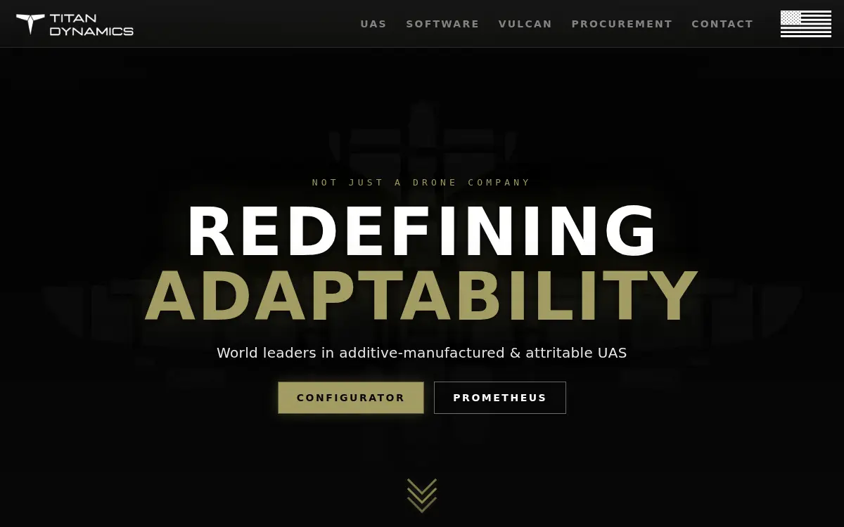 Homepage of Titan Dynamics INC